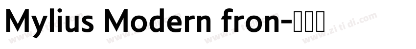 Mylius Modern fron字体转换